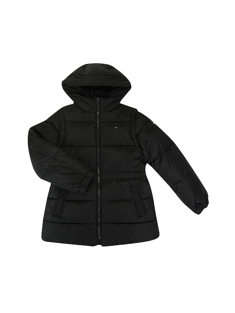 TOMMY HILFIGER Mädchen Steppjacke schwarz | 152